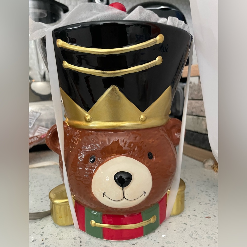 Soldier bear cookie jar brand